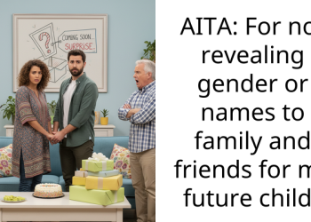 AITA: For not revealing gender or names to family and friends for my future child?