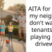 AITA for telling my neighbor I don’t want his tenants’ kids playing in my driveway?