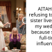 AITAH for refusing to let my sister livestream my wedding because she’s a full-time influencer?