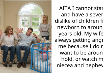 AITA I cannot stand and have a severe dislike of children from newborn to around 4 years old. My wife is always getting angry at me because I do not want to be around, hold, or watch my niecea and nephews.