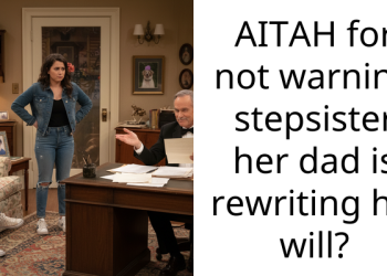 AITAH for not warning stepsister her dad is rewriting his will?