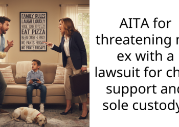 AITA for threatening my ex with a lawsuit for child support and sole custody?
