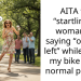 AITA for “startling” a woman by saying “on your left” while riding my bike like a normal person?