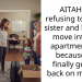 AITAH for refusing to let my sister and her kids move into my apartment just because I’m finally getting back on my feet?