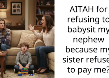 AITAH for refusing to babysit my nephew because my sister refuses to pay me?