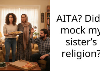 AITA? Did I mock my sister’s religion?