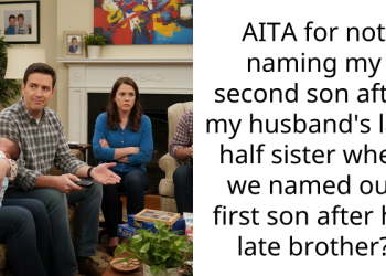 AITA for not naming my second son after my husband’s late half sister when we named our first son after his late brother?