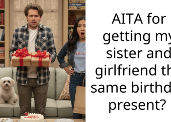 AITA for getting my sister and girlfriend the same birthday present?