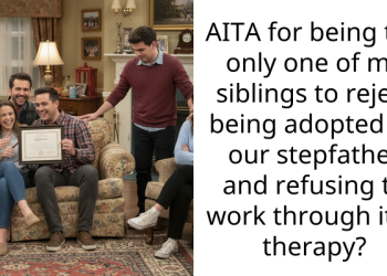 AITA for being the only one of my siblings to reject being adopted by our stepfather and refusing to work through it in therapy?