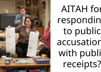 AITAH for responding to public accusations with public receipts?