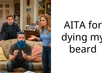 AITA for dying my beard