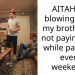 AITAH for blowing up at my brother for not paying rent while partying every weekend?