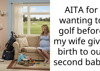 AITA for wanting to golf before my wife gives birth to our second baby?
