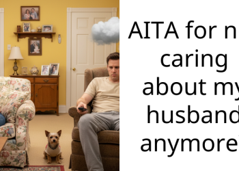 AITA for not caring about my husband anymore?