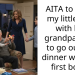 AITA to leave my little one with his grandparents to go out for dinner with my first born?