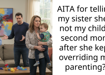 AITA for telling my sister she’s not my child’s second mom after she kept overriding my parenting?