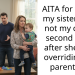 AITA for telling my sister she’s not my child’s second mom after she kept overriding my parenting?
