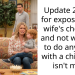 Update 2 : Aita for exposing my wife’s cheating and not wanting to do anything with a child that isn’t mine