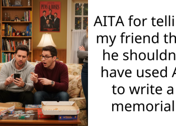 AITA for telling my friend that he shouldn’t have used AI to write a memorial