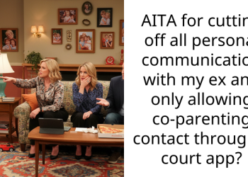 AITA for cutting off all personal communication with my ex and only allowing co-parenting contact through a court app?