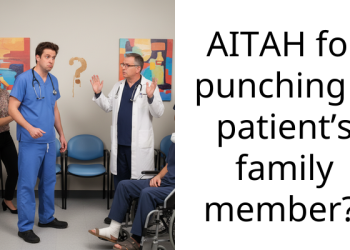 AITAH for punching a patient’s family member?