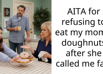 AITA for refusing to eat my mom’s doughnuts after she called me fat?