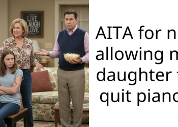 AITA for not allowing my daughter to quit piano?