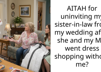AITAH for uninviting my sister-in-law from my wedding after she and my MIL went dress shopping without me?