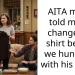 AITA my bf told me to change my shirt before we hung out with his friend