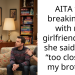 AITA for breaking up with my girlfriend after she said I was “too close” to my brother?