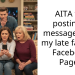 AITA for posting a message from my late father’s Facebook Page?