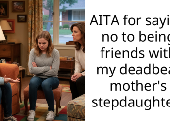 AITA for saying no to being friends with my deadbeat mother’s stepdaughter?