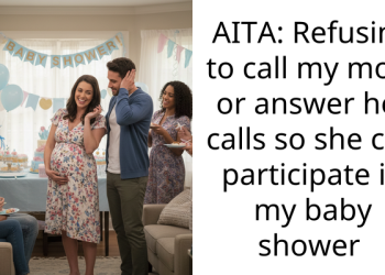 AITA: Refusing to call my mom or answer her calls so she can participate in my baby shower