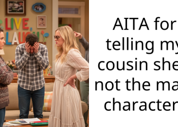 AITA for telling my cousin she’s not the main character?