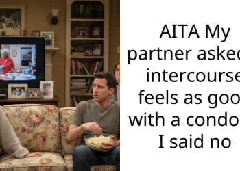 AITA My partner asked if int*****rse feels as good with a condom, I said no