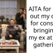 AITA for calling out my cousin for constantly bringing up my ex at family gatherings?