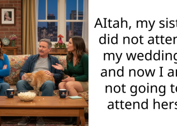 AItah, my sister did not attend my wedding, and now I am not going to attend hers