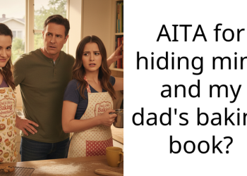 AITA for hiding mine and my dad’s baking book?