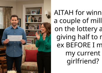 AITAH for winning a couple of million on the lottery and giving half to my ex BEFORE I met my current girlfriend?