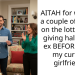 AITAH for winning a couple of million on the lottery and giving half to my ex BEFORE I met my current girlfriend?