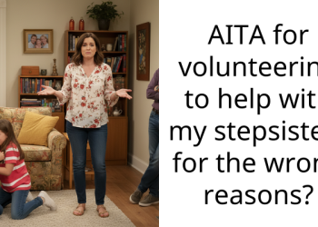 AITA for volunteering to help with my stepsisters for the wrong reasons?