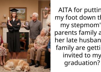AITA for putting my foot down that my stepmom’s parents family and her late husband’s family are getting invited to my graduation?