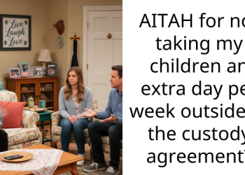 AITAH for not taking my children an extra day per week outside of the custody agreement?