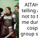 AITAH for telling a guy not to touch me during a cosplay group shoot?
