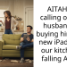 AITAH for calling out my husband for buying himself a new iPad while our kitchen is falling Apart?