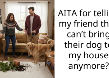 AITA for telling my friend they can’t bring their dog to my house anymore?