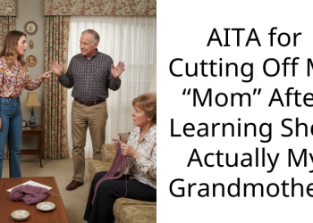 AITA for Cutting Off My “Mom” After Learning She’s Actually My Grandmother?