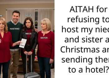 AITAH for refusing to host my niece and sister at Christmas and sending them to a hotel?