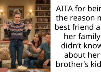 AITA for being the reason my best friend and her family didn’t know about her brother’s kids?