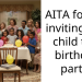 AITA for not inviting one child to a birthday party?